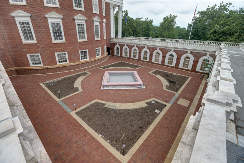 East courtyard