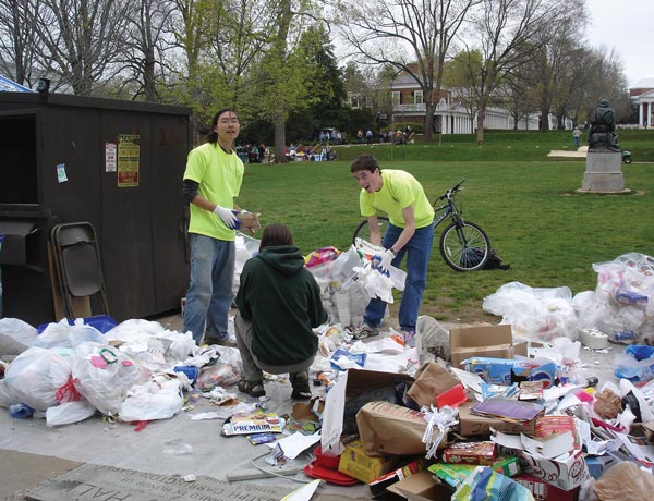 Blue, Orange and Green