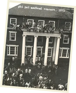 Phi Psi Mad Bowl concert, 1972