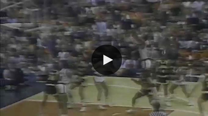 Watch highlights from men's basketball versus Maryland in 1983