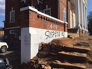 Vandalism at Phi Psi