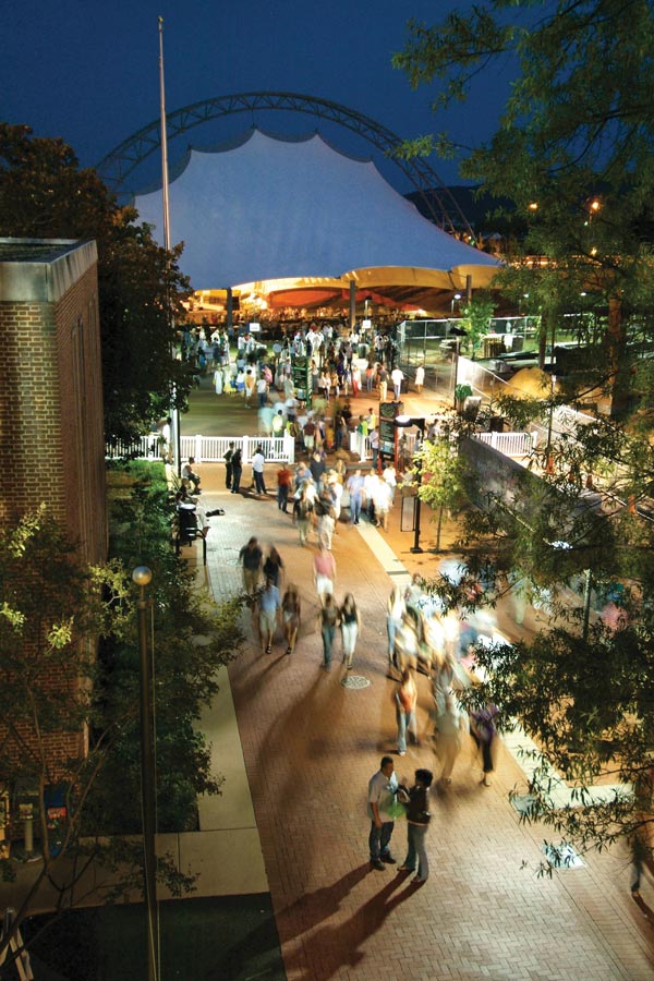 Fridays After Five at the east end of the Downtown Mall