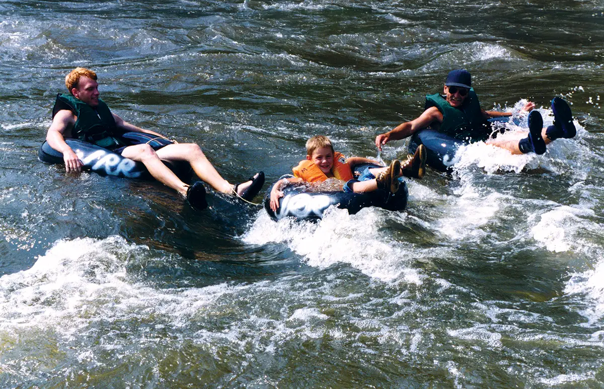 Tubers on the James River