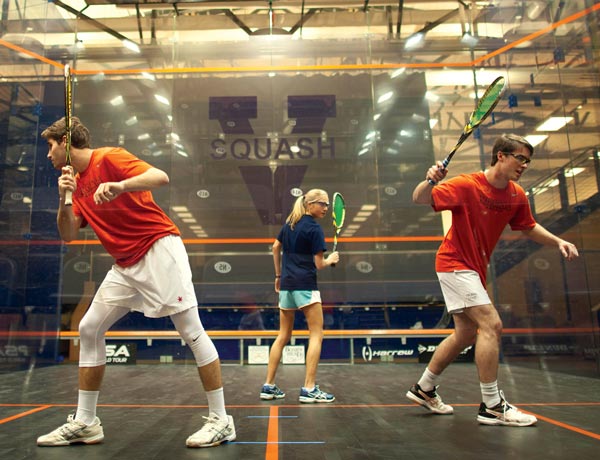 Creating quite a racket