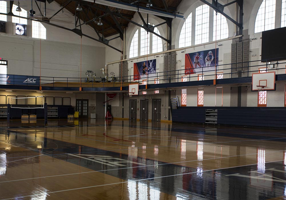 Memorial Gym Interior, 2016