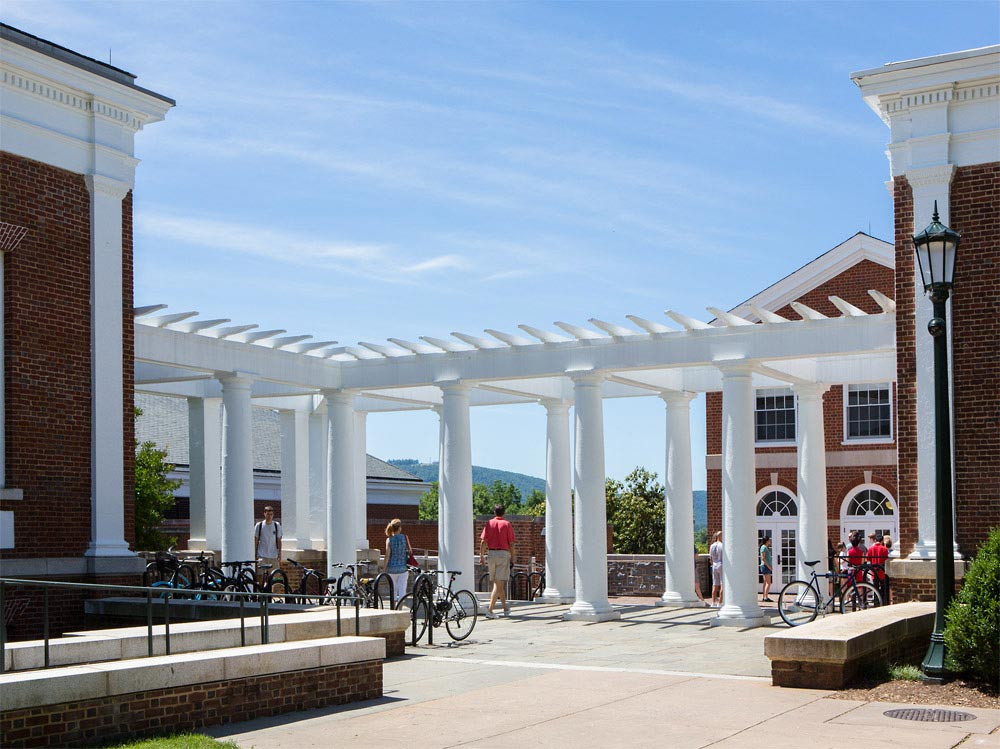 Cabell Hall Peristyle, 2016