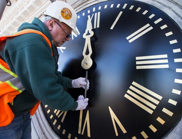 Rotunda Renovation: Clocks & Cornice