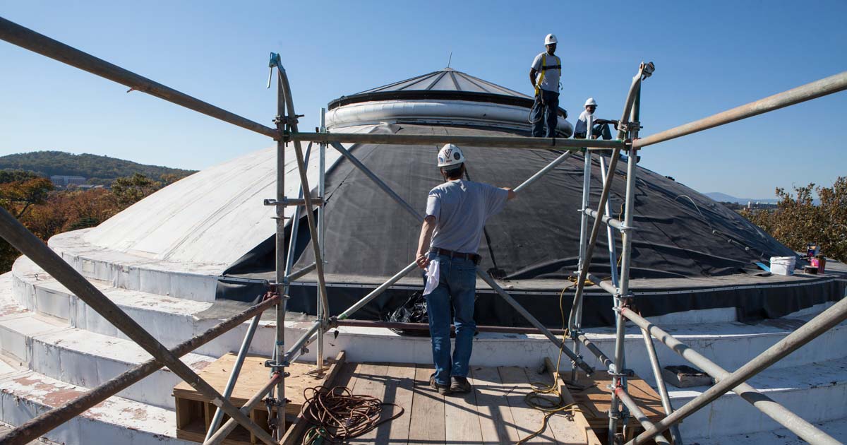 Rotunda Renovation: Roof
