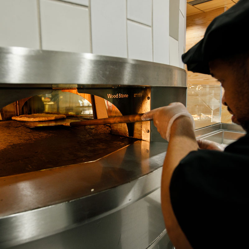 Wood Stone pizza oven at Runk