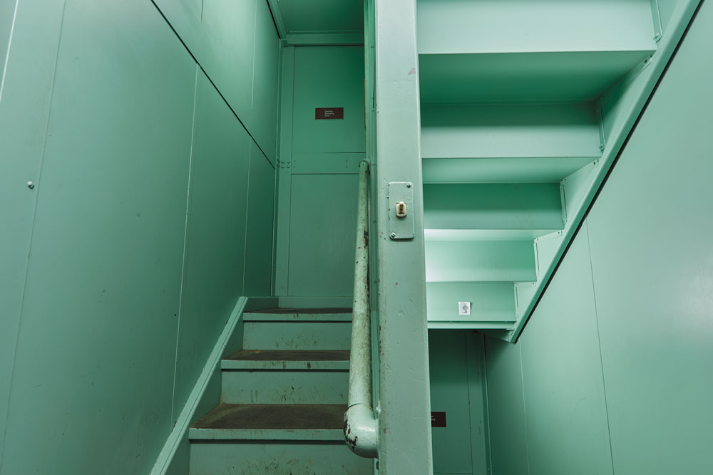 Stairwell in Alderman Library