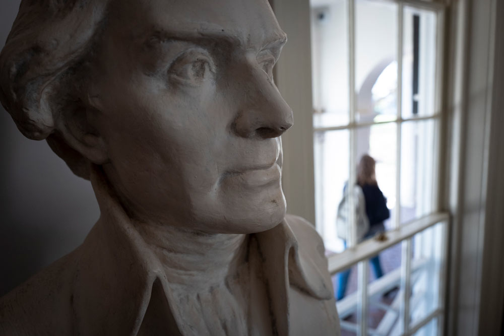 Statue of Jefferson in Pavilion VII