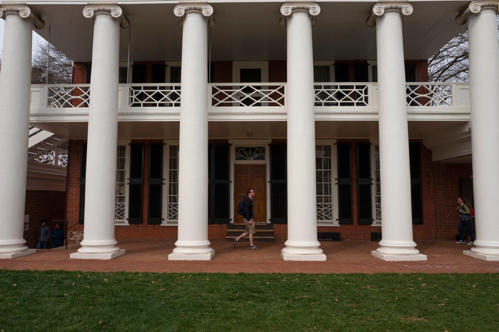 A professor of ancient languages, George Long, was the first resident of Pavilion V (1825–1828).