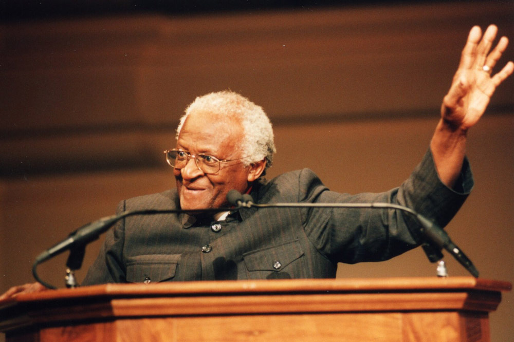 Desmond Tutu speaking