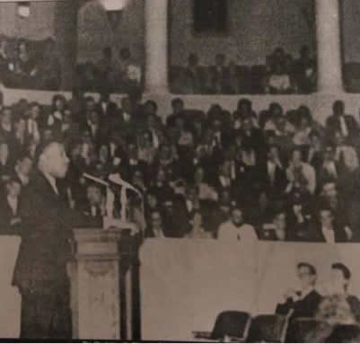 Martin Luther King Jr. speaking in Old Cabell Hall