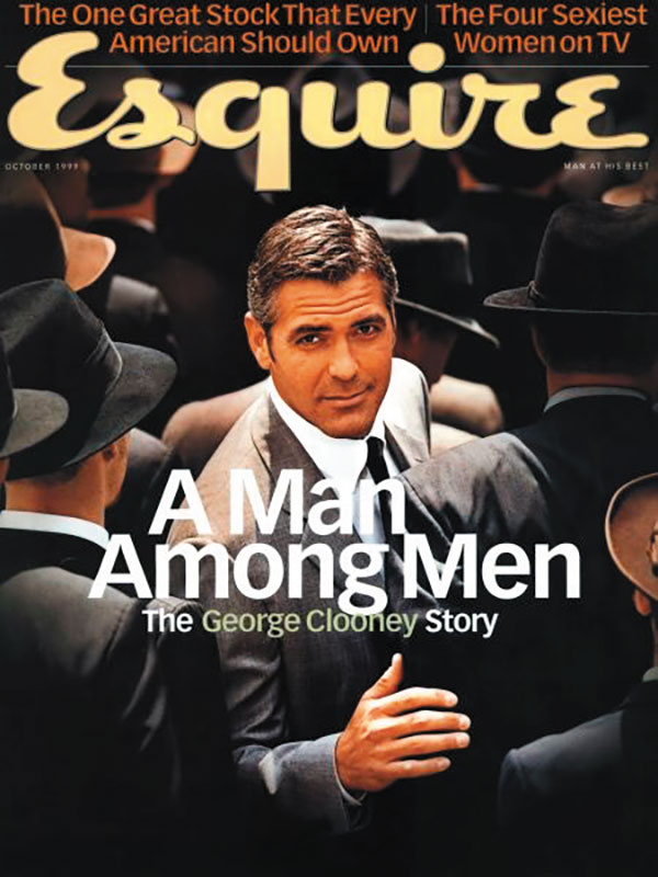 Cover of Esquire magazine featuring George Clooney