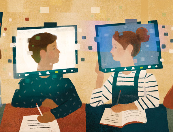 The semester resumes on Zoom