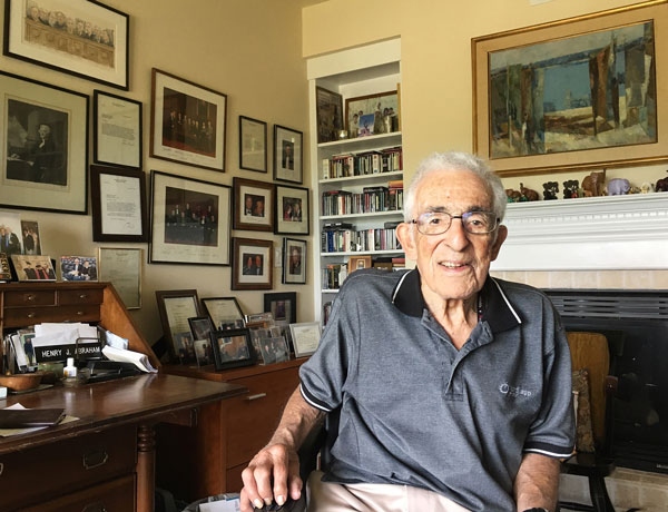 Beloved professor Henry Abraham dies at 98