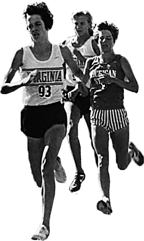 Female cross-country runners