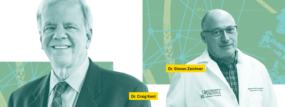 Dr. Craig Kent (left) and Dr. Steven Zeichner
