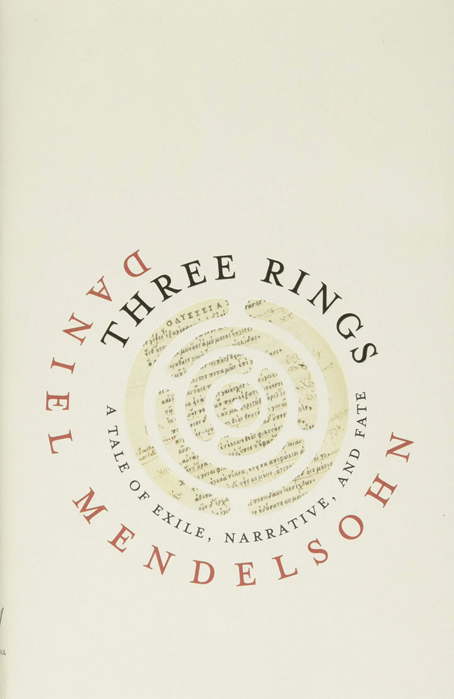 Cover of Three Rings: A Tale of Exile, Narrative, and Fate