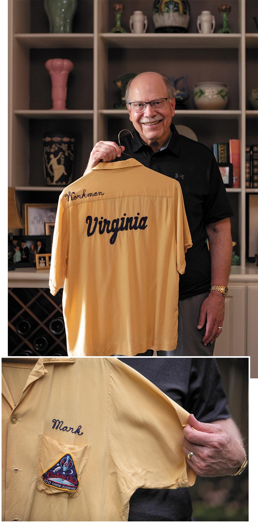 Dr. Mark Workman and his bowling shirt