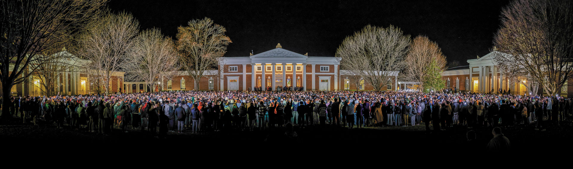 Candlelight vigil on the south Lawn