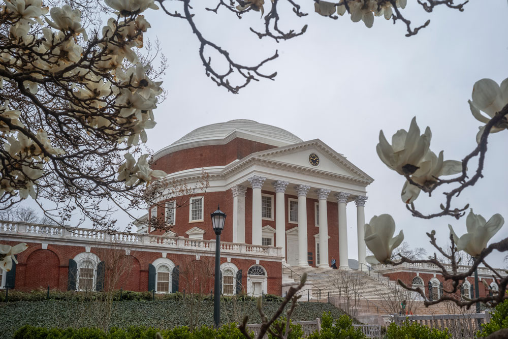 The Rotunda, as seen in early spring