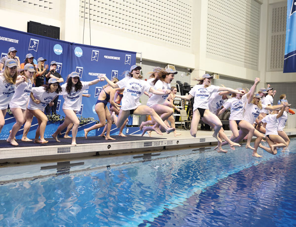 Making it reign: Women’s swimming gets third national championship in a row