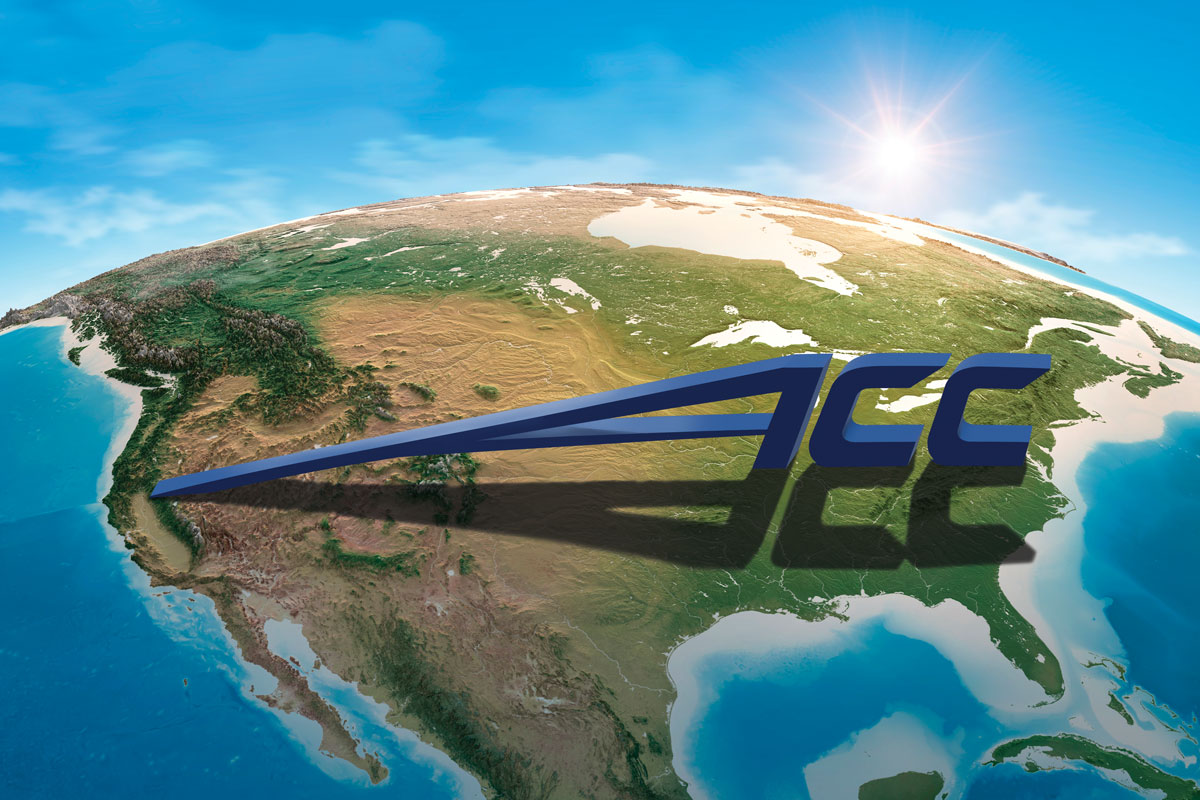 ACC logo on US map