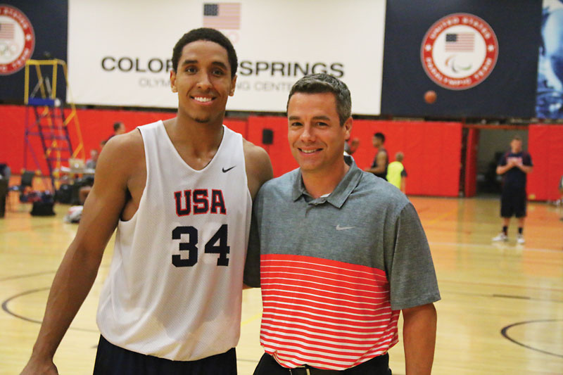 Malcolm Brogdon and Tony Bennett