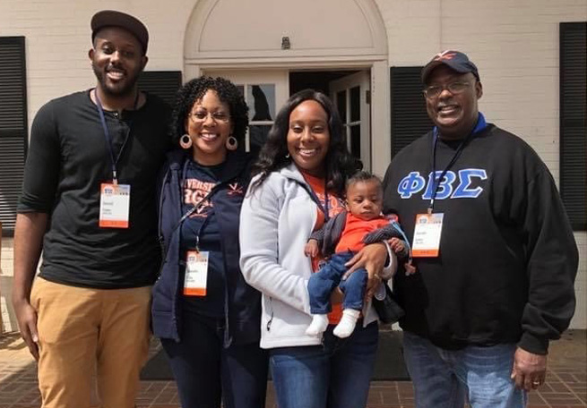 Sannette Dillard-Coles and Gerald Coles and family