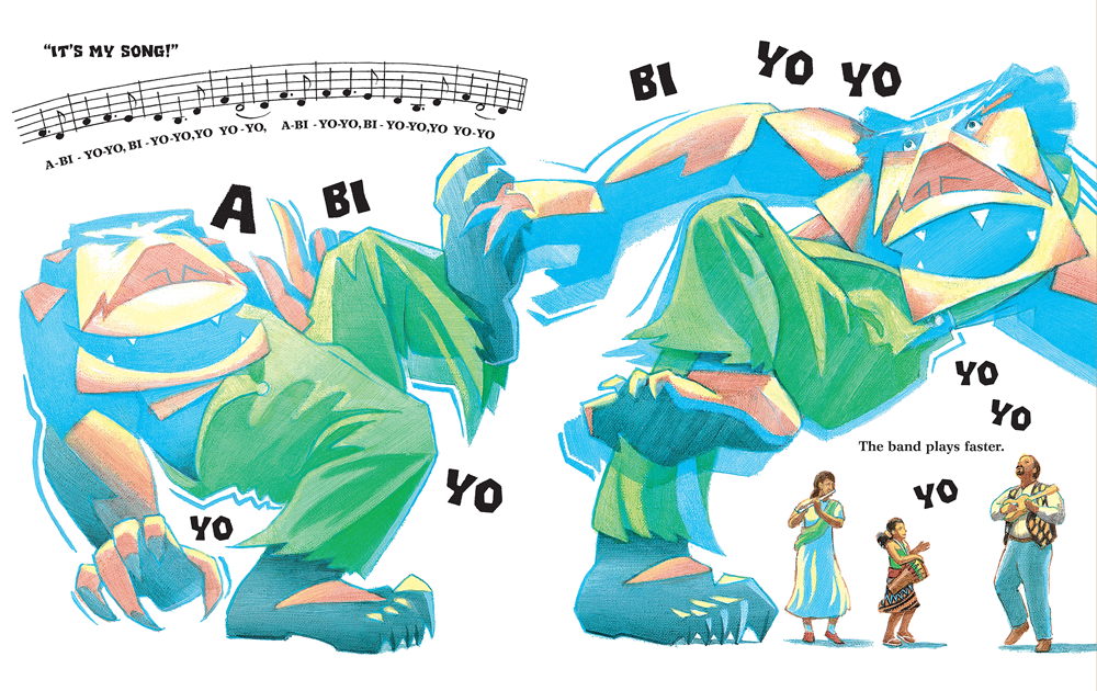 Illustration from Abiyoyo