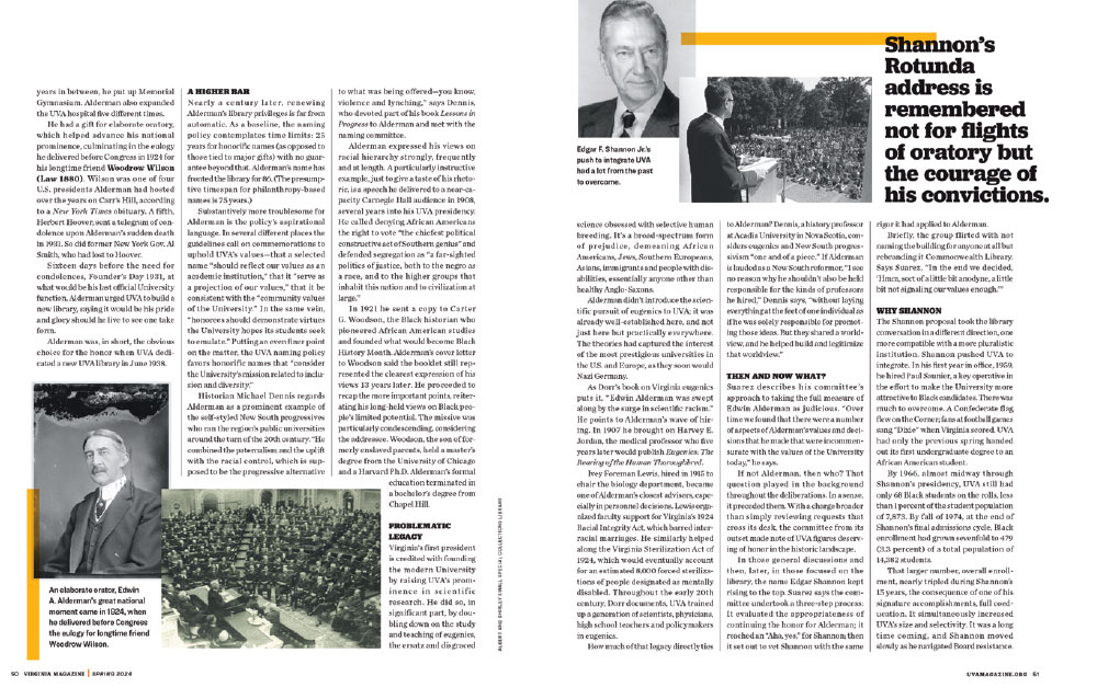 Virginia Magazine story spread