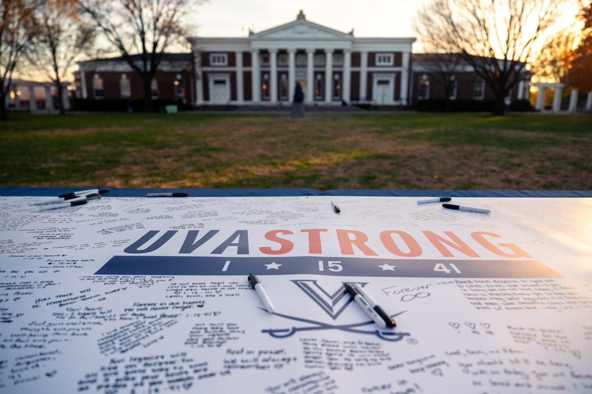 Students honor Nov. 13 shooting victims