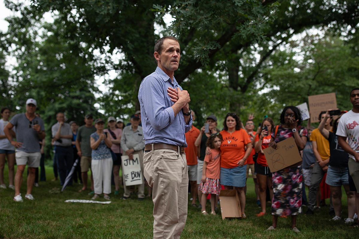 Jim Ryan addresses supporters