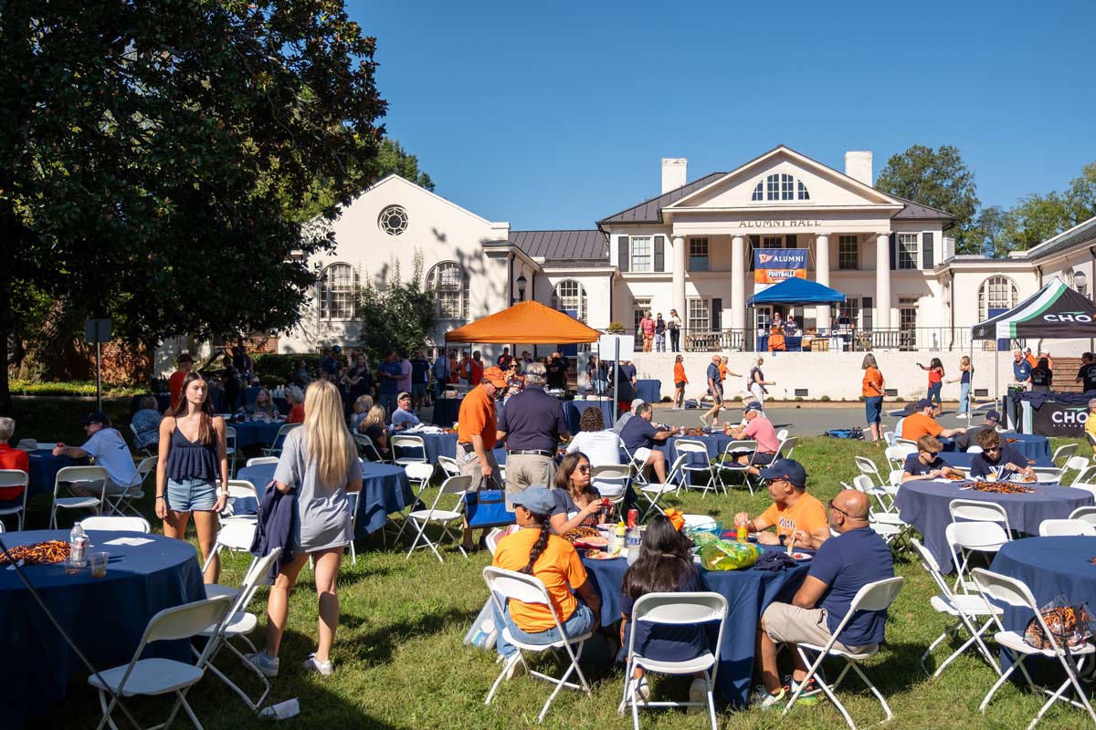Alumni Hall tailgate