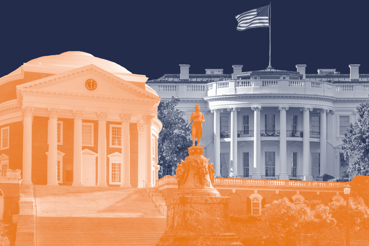 UVA Rotunda and White House