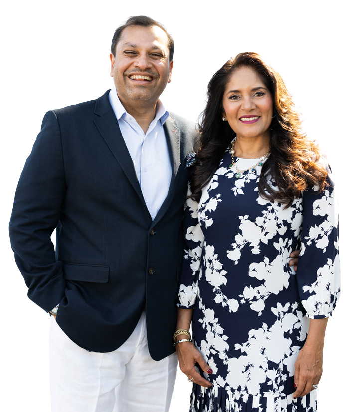 Reggie Aggarwal and Dharini Aggarwal