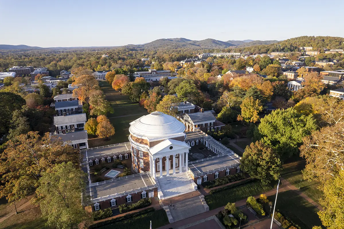 Fall colors on UVA Grounds