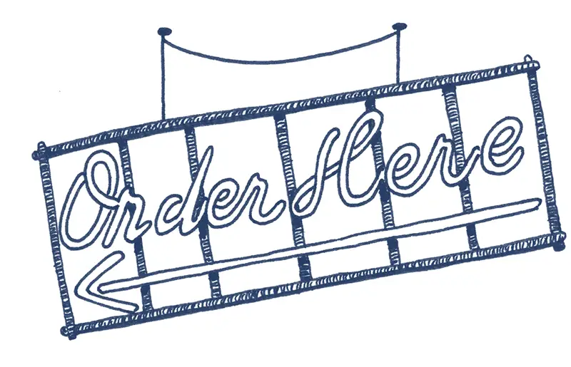 Illustration of sign reading order here