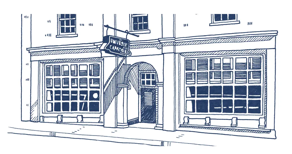 Illustration of University Cafeteria