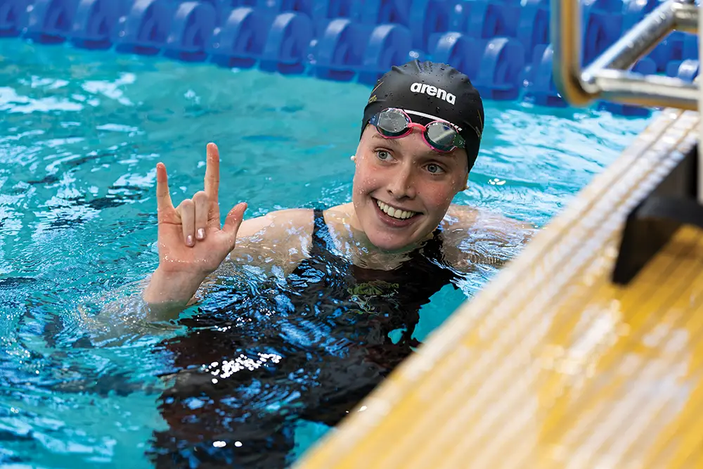 UVA swimmer Claire Curzan