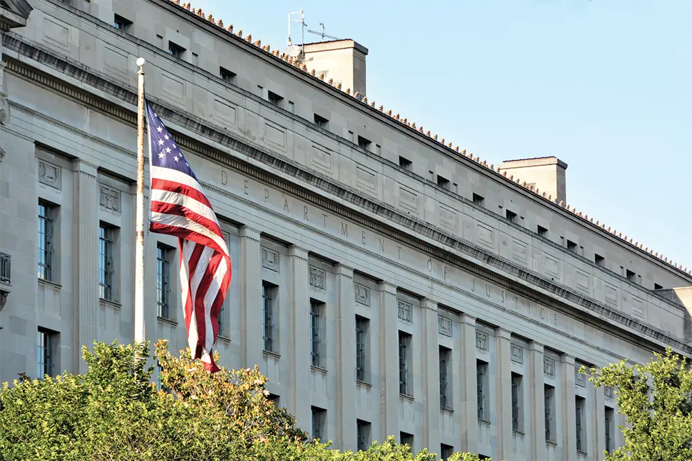 United States Justice Department building