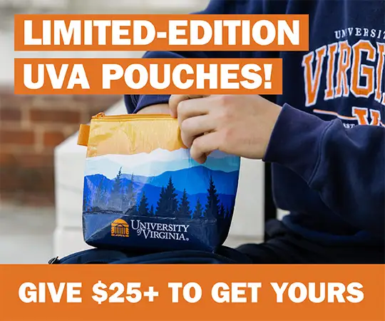Limited-edition UVA pouches! Give $25 or more by June 30 to get yours