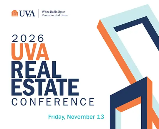 2026 UVA Real Estate Conference: Friday, November 13