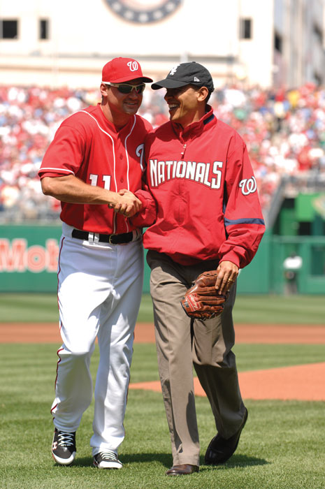 Ryan Zimmerman with President Obama