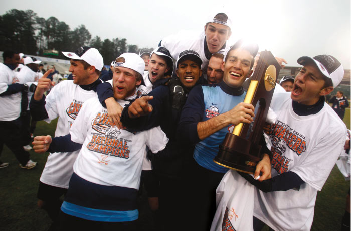 Men's soccer NCAA victory