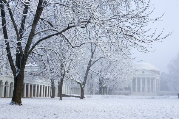 The Rotunda in snow
