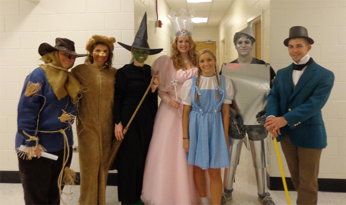 The Wizard of Oz in Gilmer Hall
